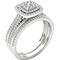 14K White Gold 1/2 CTW Diamond Bridal Set - Image 2 of 3