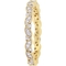 1/4 CT TW Diamond Eternity Ring in 14k White Gold - Image 2 of 4