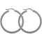 Sterling Silver Diamond Cut Hoop Earrings - Image 1 of 2