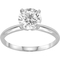 14K White Gold 1 CTW Diamond Solitaire Ring - Image 1 of 5