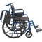 Drive Medical Blue Streak Wheelchair with Flip Back Desk Arms with Footrests - Image 3 of 4