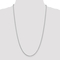 14K White Gold 1.9mm Box Chain Necklace - Image 5 of 5