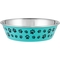 Harmony Aqua Paws Skid-Resistant Stainless Steel Dog Bowl - Image 1 of 2