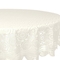 Design Imports Vintage Polyester Lace 63 in. Round Tablecloth - Image 2 of 10