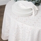 Design Imports Vintage Polyester Lace 63 in. Round Tablecloth - Image 4 of 10