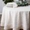 Design Imports Vintage Polyester Lace 63 in. Round Tablecloth - Image 5 of 10