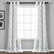 Lush Decor Avon Trellis Grommet Sheer Window Curtain Panels 2 pc. Set - Image 1 of 8