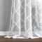 Lush Decor Avon Trellis Grommet Sheer Window Curtain Panels 2 pc. Set - Image 4 of 8