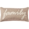 Rizzy Home Word Beige 11 x 21 in. Polyester Filled Pillow - Image 1 of 2