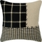 Rizzy Home Color block Black 20 in. x 20 in. Zipper Closure Polyester Filled Pillow - Image 1 of 5