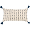 Rizzy Home Geometric Dark Blue Polyester Filled Pillow - Image 1 of 5