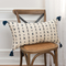 Rizzy Home Geometric Dark Blue Polyester Filled Pillow - Image 2 of 5