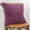 Rizzy Home Solid purple Square Decorative Throw Pillow - Image 2 of 5