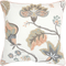 Rizzy Home Floral Ivory Square Decorative Throw Pillow - Image 1 of 5