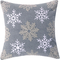 Levtex Home Rudolph Snowflake Grey Pillow - Image 1 of 3