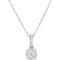 Adorne 10K White Gold 1/6 CTW Diamond Fashion Pendant - Image 1 of 3