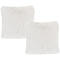 Hastings Home 2 pc. Faux Fur Shag Pillows Set - Image 1 of 4