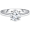 Ray of Brilliance 14K White Gold 1 1/2 ct. Lab Grown Diamond Solitaire Ring - Image 1 of 4