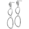 Sterling Silver Polished Post Dangle Earrings - Image 1 of 2