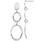 Sterling Silver Polished Post Dangle Earrings - Image 2 of 2