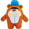 Leaps & Bounds Boisterous Beaver Plush Dog Toy, Medium - Image 1 of 3