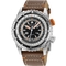 Gevril Men's GV2 Contasecondi Swiss Automatic Brown Leather Watch 3506 - Image 1 of 3