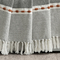 Lush Decor Herringbone Stripe Yarn Dyed Cotton Woven Tassel Throw - Image 3 of 3