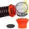 Camco RhinoFLEX 15 ft. Sewer Hose Kit with 4 in 1 Elbow Caps - Image 4 of 8