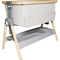 Venice Child California Dreaming Gray Wood Bedside Bassinet - Image 3 of 7