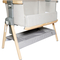 Venice Child California Dreaming Gray Wood Bedside Bassinet - Image 4 of 7