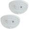 Lalia Home Crystal Glam 2 Light Ceiling Flush Mount Lamps 2 pk. - Image 2 of 7