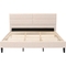 CorLiving Bellevue Cream Upholstered Panel Bed - Image 1 of 10