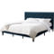 CorLiving Nova Ridge Ocean Blue Tufted Upholstered Bed - Image 1 of 10