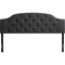 CorLiving Calera Dark Gray Tufted Fabric Headboard - Image 1 of 10