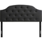 CorLiving Calera Dark Gray Tufted Fabric Headboard - Image 2 of 10