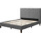 CorLiving Nova Ridge Tufted Upholstered Bed - Image 3 of 10