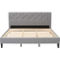 CorLiving Nova Ridge Tufted Upholstered Bed - Image 4 of 10