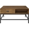 CorLiving Fort Worth Brown Wood Grain Finish Lift Top Coffee Table - Image 1 of 9