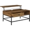 CorLiving Fort Worth Brown Wood Grain Finish Lift Top Coffee Table - Image 2 of 9