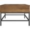 CorLiving Fort Worth Brown Wood Grain Finish Lift Top Coffee Table - Image 3 of 9