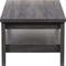 CorLiving Hollywood Dark Grey Coffee Table with Drawers - Image 3 of 6