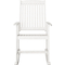 CorLiving Miramar Whitewashed Hardwood Outdoor Rocking Chair - Image 1 of 8