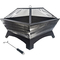 Boulder Creek 28 in. Square Wood Burning Fire Pit - Image 2 of 4