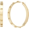 COACH 2 in. Goldtone Signature C Hoop Earrings - Image 1 of 2