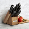 Sabatier 15 pc. Forged Triple Riveted Cutlery Set in Acacia Wood Block - Image 5 of 5