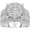 10K White Gold 3 CTW Diamond Ring Size 7 - Image 1 of 4