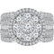 10K White Gold 3 CTW Diamond Ring Size 7 - Image 2 of 4