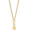 Samuel Aaron 14K Yellow Gold Lock with Key 16 in. Necklace - Image 2 of 4