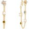 Coach 1.5 in. Signature Pearl Swag Earrings - Image 1 of 3