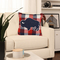 Haven By Nemcor Décor Cushion 18 x 18 in. Plaid Buffalo - Image 4 of 5